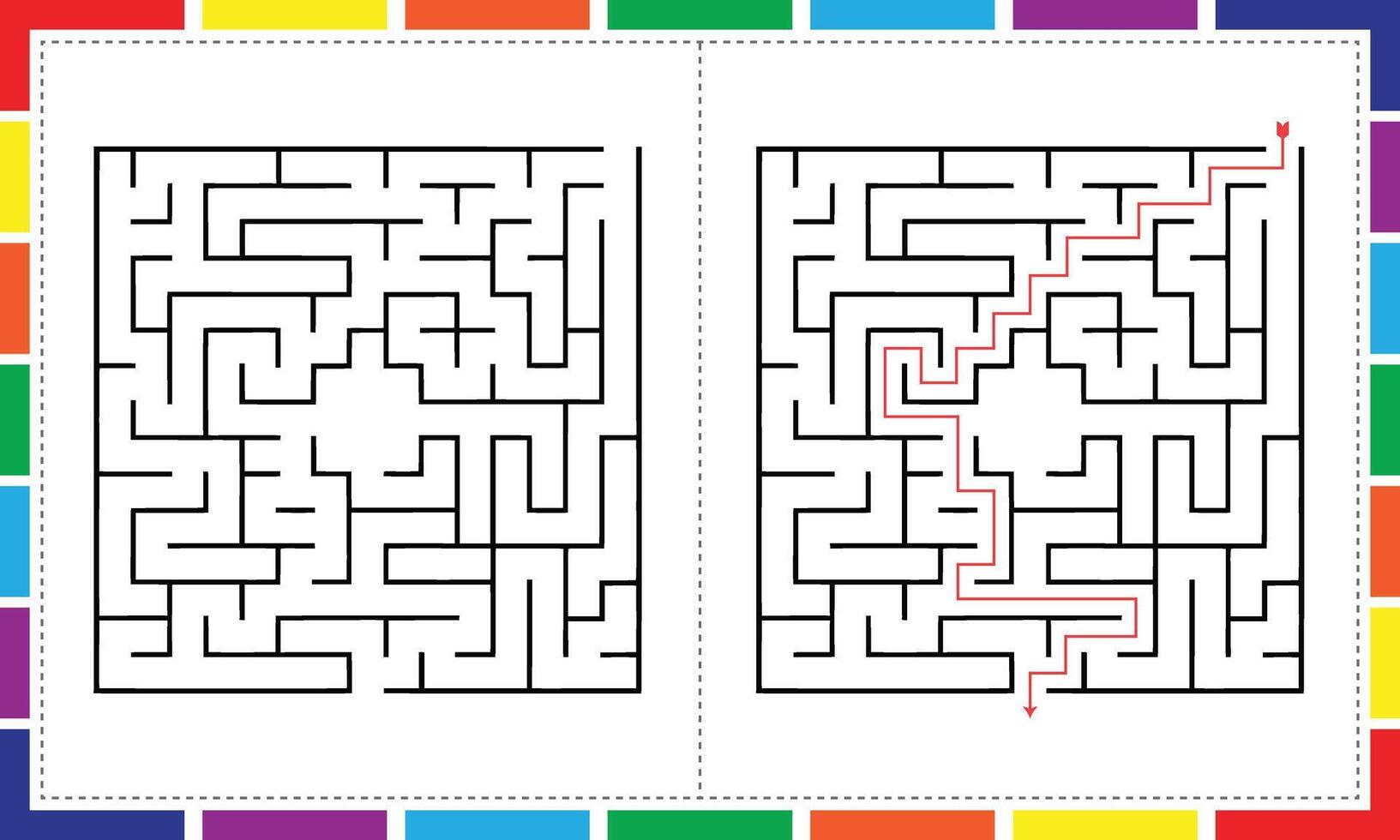 Amazing Mazes A Puzzle Adventure Book for Kids vector