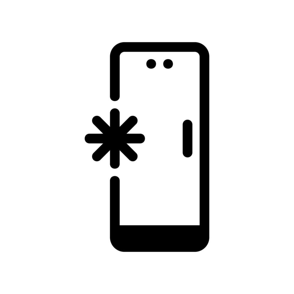 Simple black icon freezer compartment vector