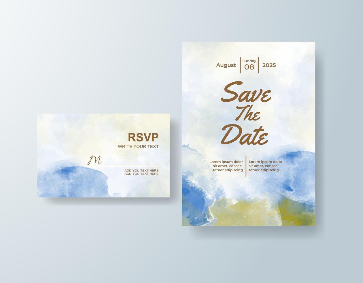 Vibrant spring florals in watercolor bring energy and life. vector