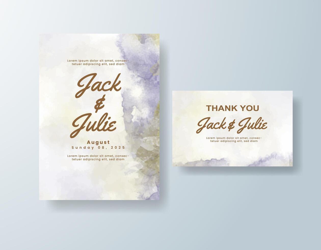 Modern and soft, with a hint of watercolor color and contrast. vector