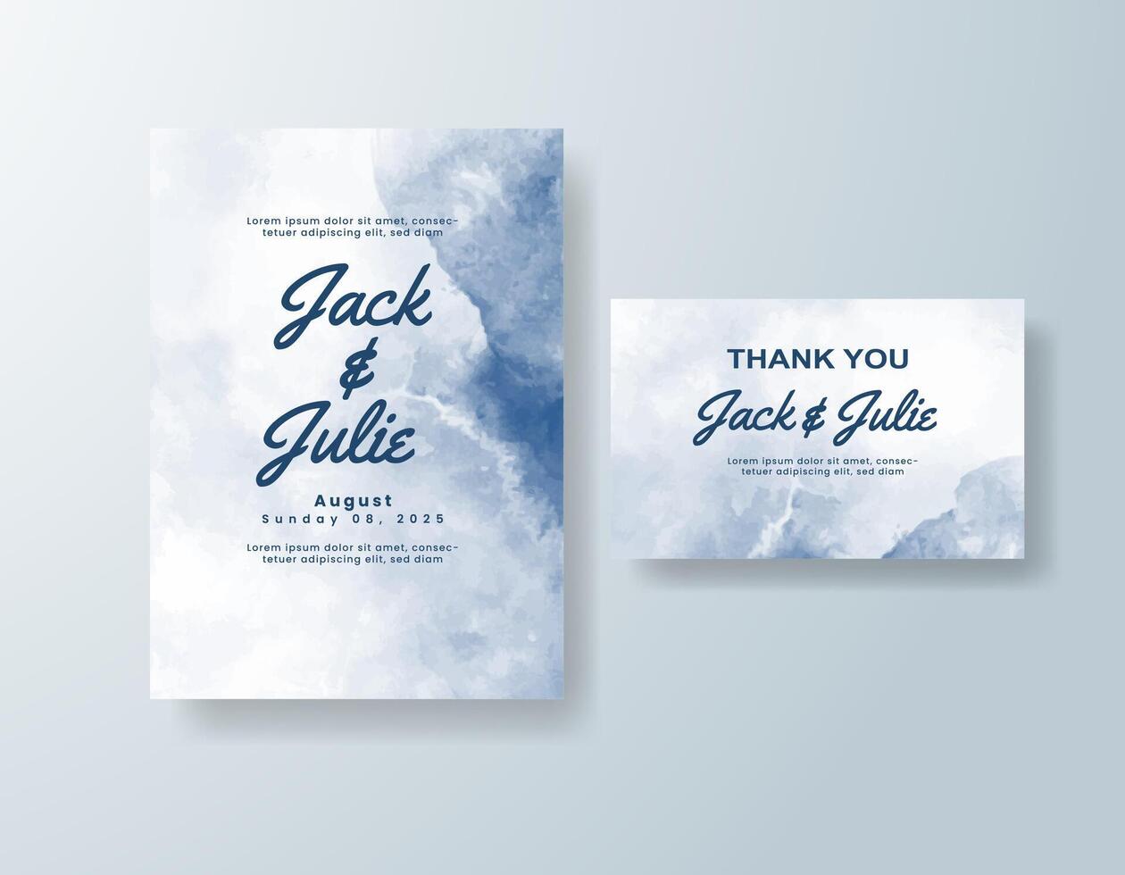 A romantic mood shines through soft watercolor shadows. vector