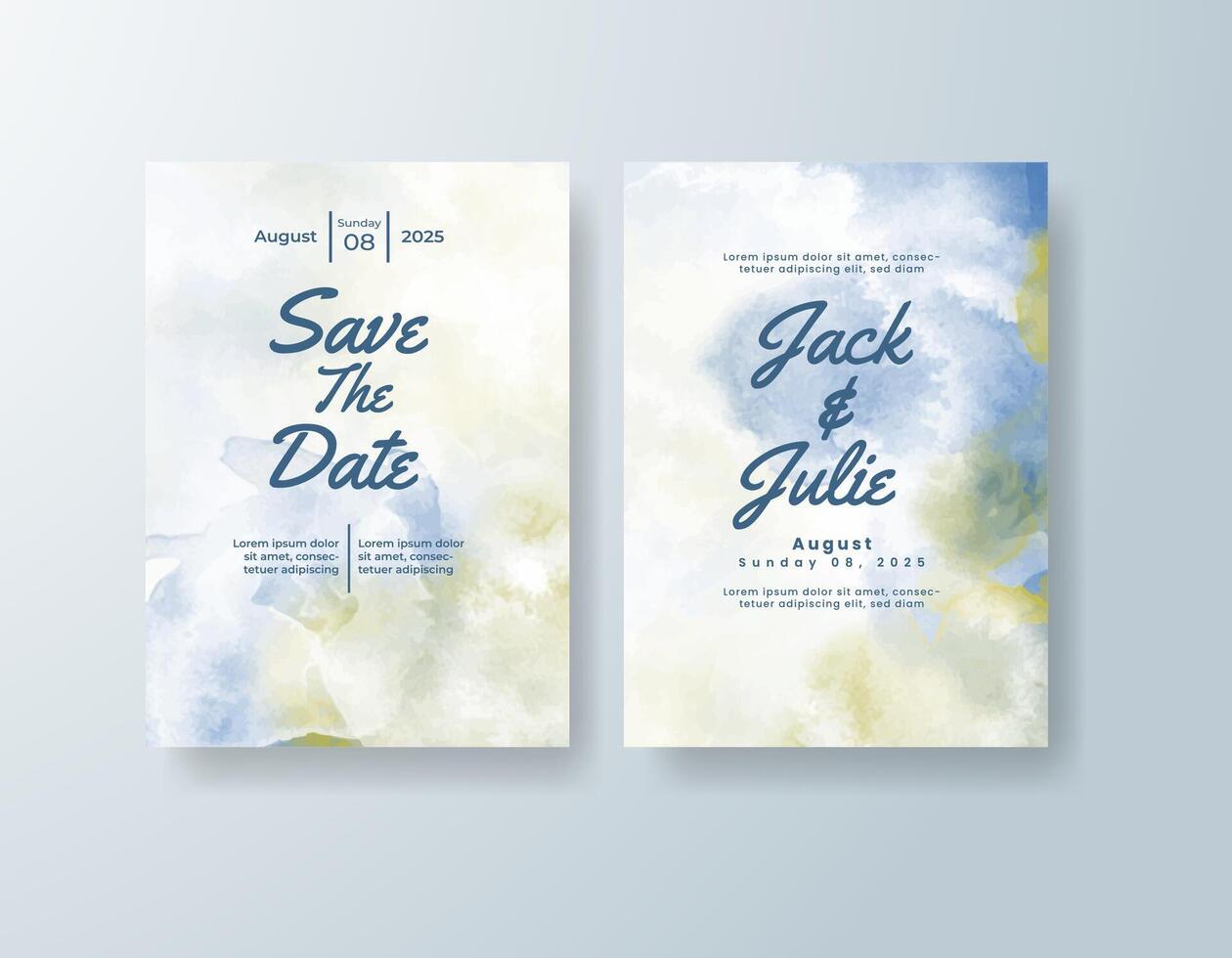 Petals and leaves in watercolor surround the text with grace. vector