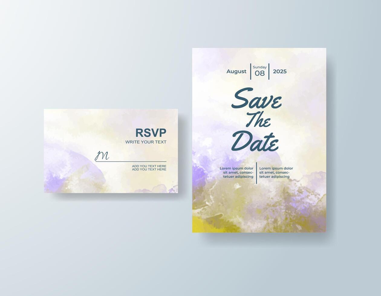 Cool sage green watercolor creates a natural palette. vector