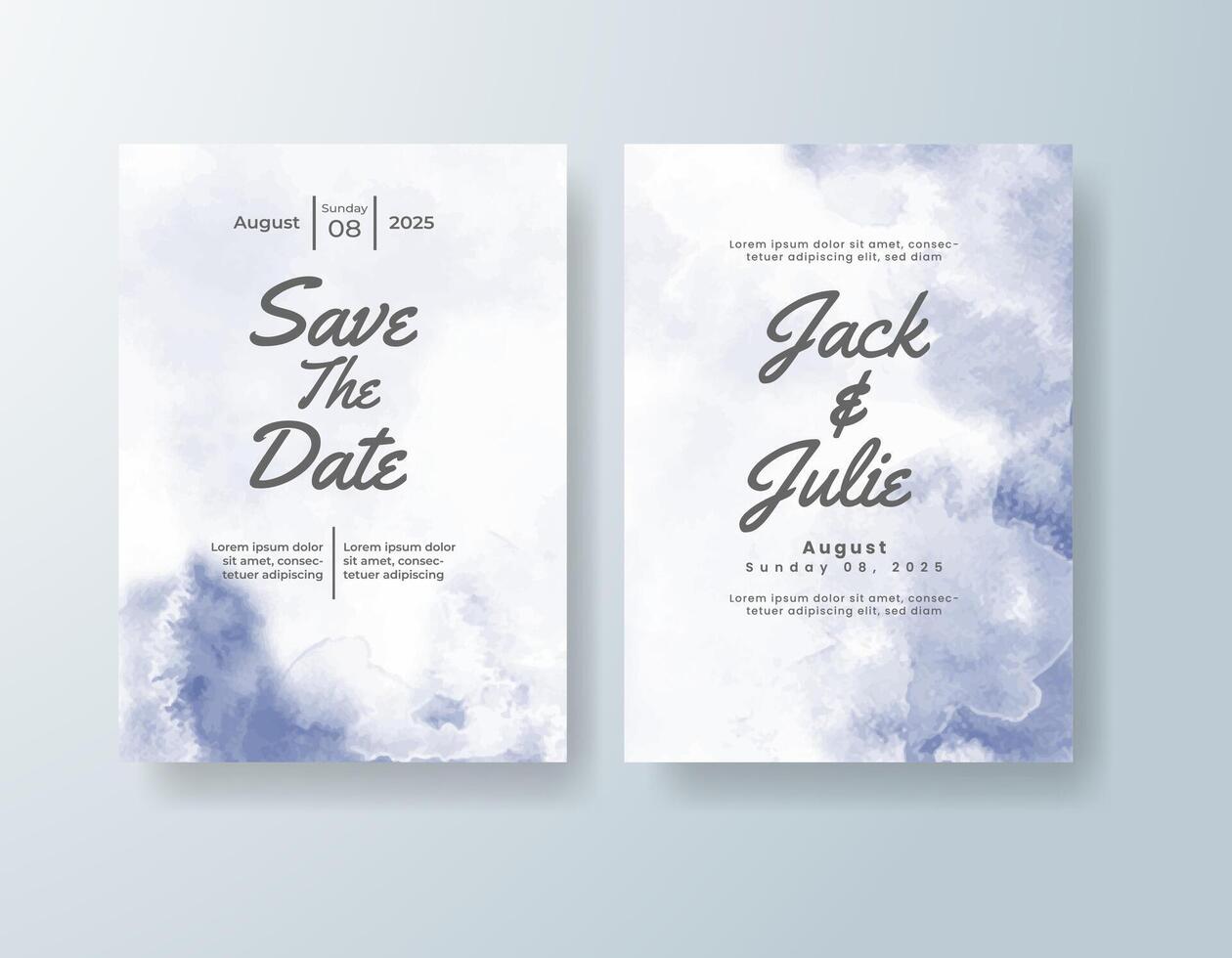 Artistic watercolor menu card in terracotta tones with a boho theme vector