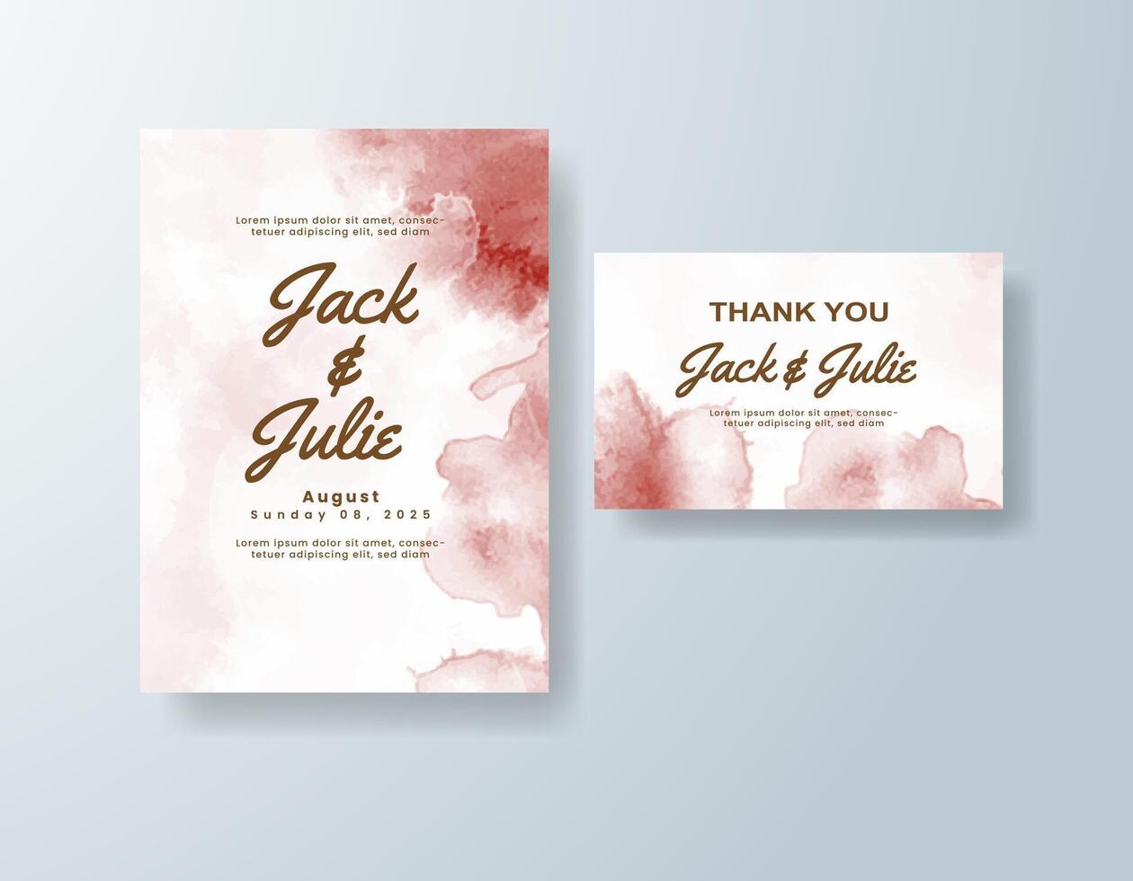 Dreamy watercolor menu card in sage green tones with a modern theme vector