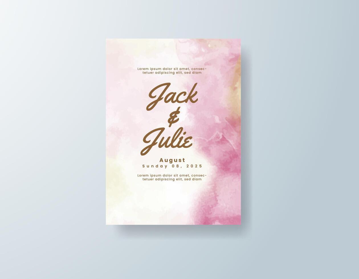Whimsical watercolor stationery set in mint green tones with a spring theme vector