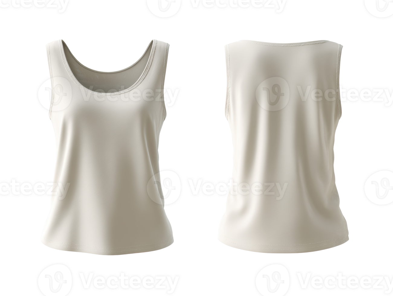 Simple tank top design for casual wear and active lifestyle png