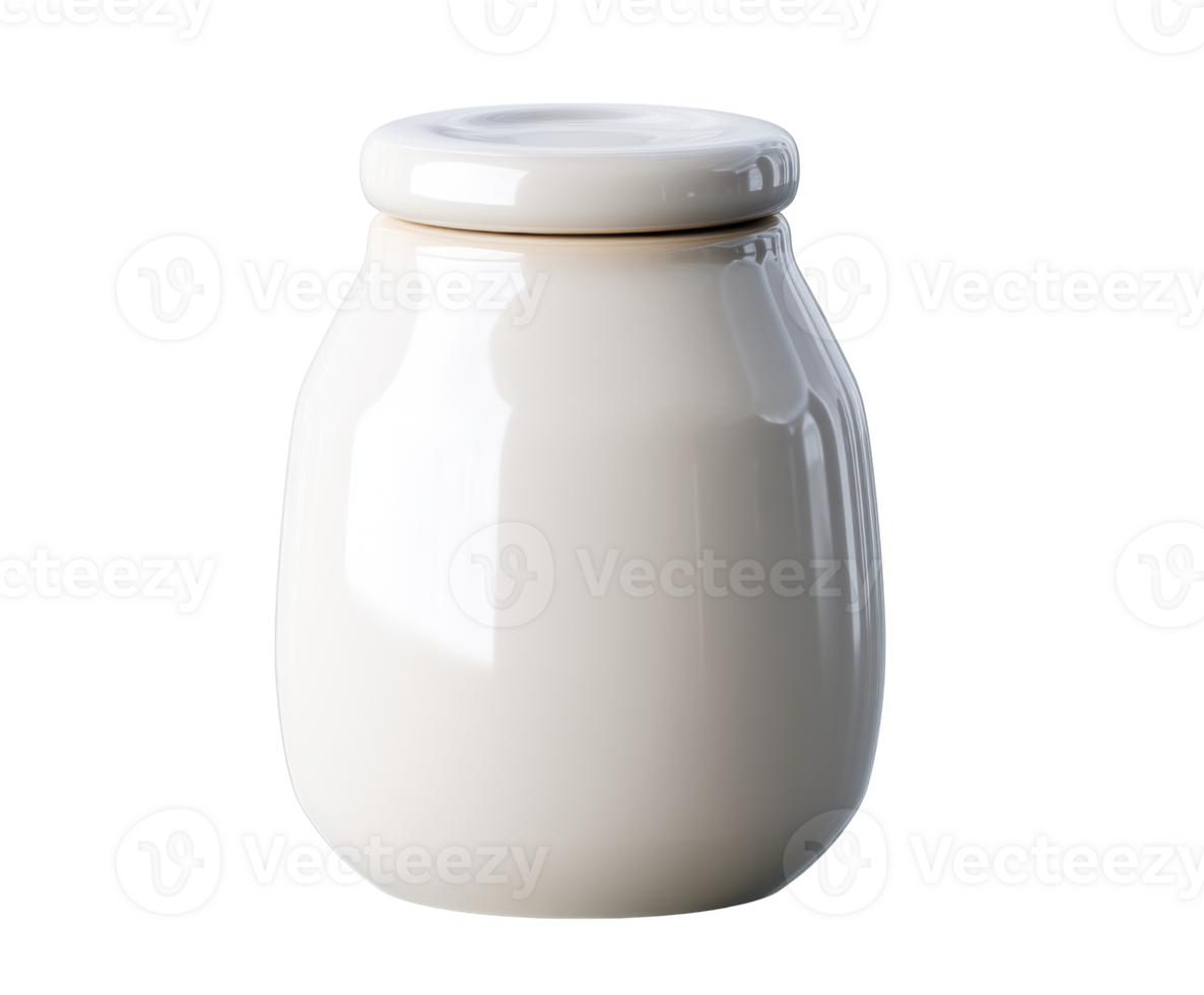 Elegant ceramic jar for kitchen storage and decoration png