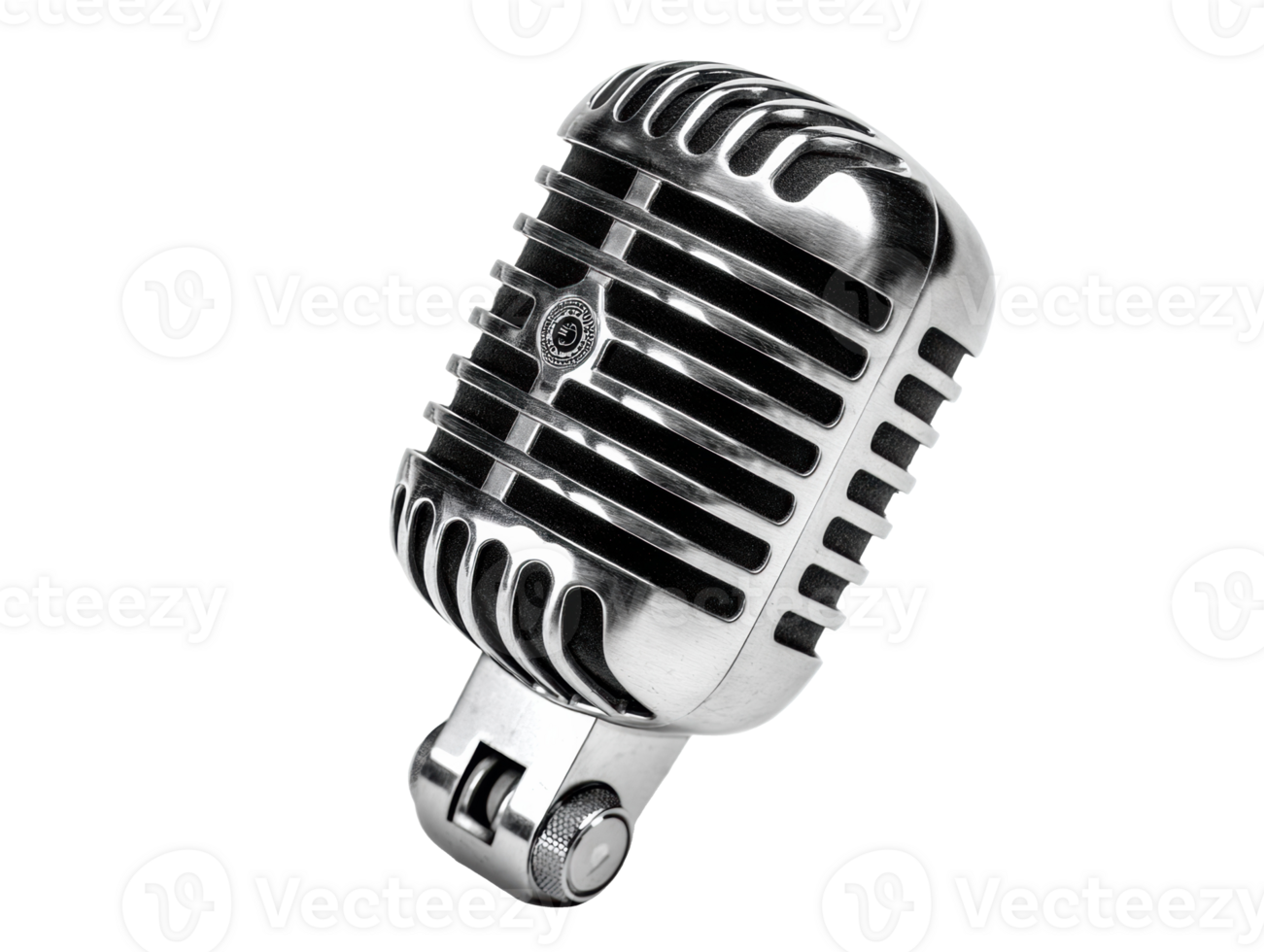 Vintage microphone for music and performance settings png