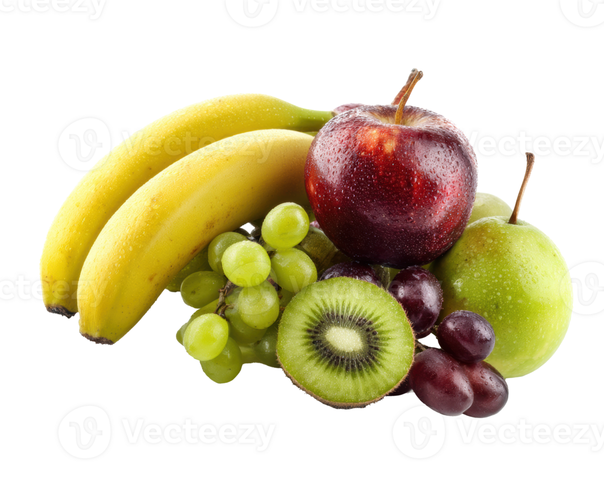 Colorful assortment of fresh fruits for healthy lifestyle choices png