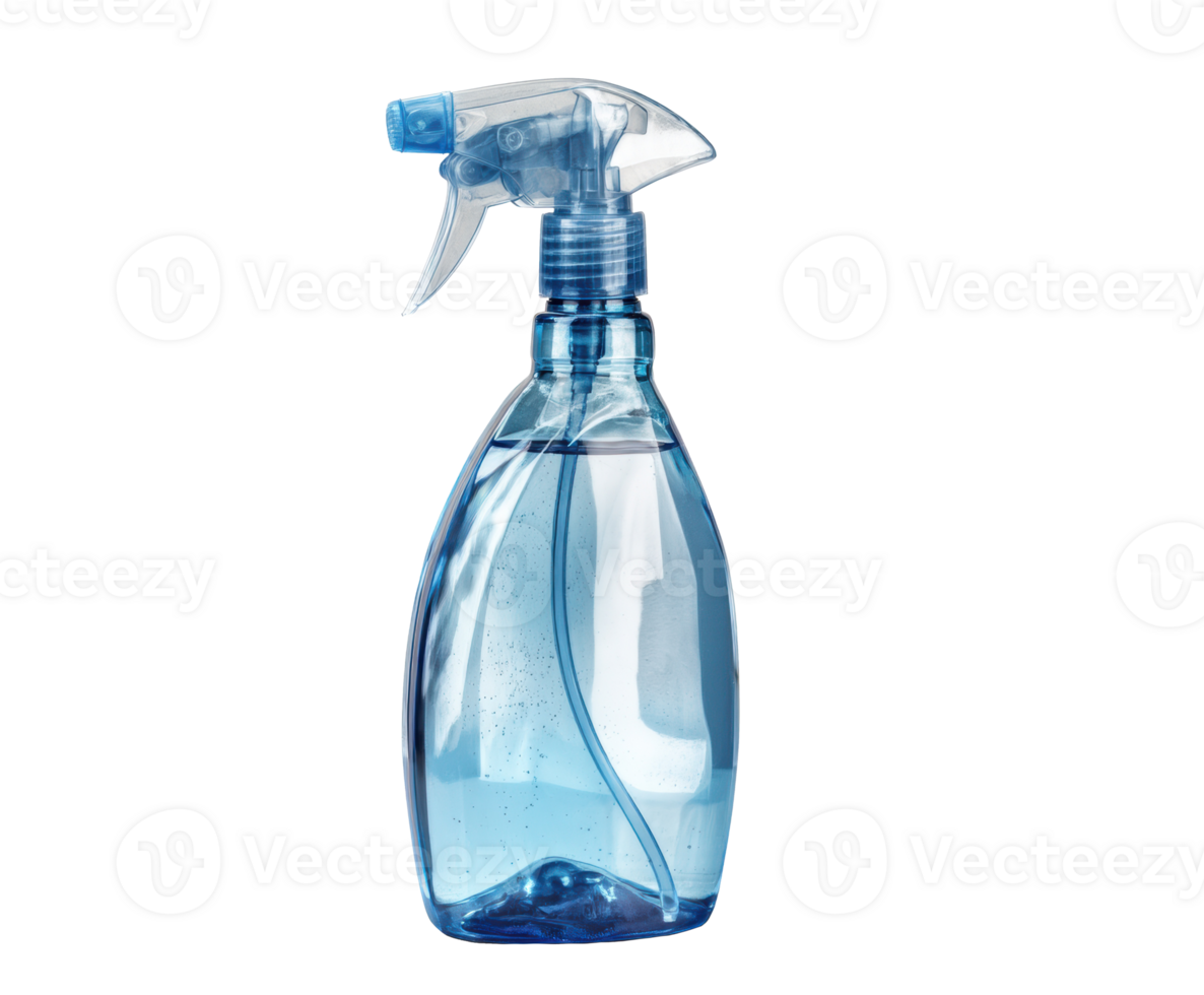 Clean and clear spray bottle for household use and cleaning tasks png