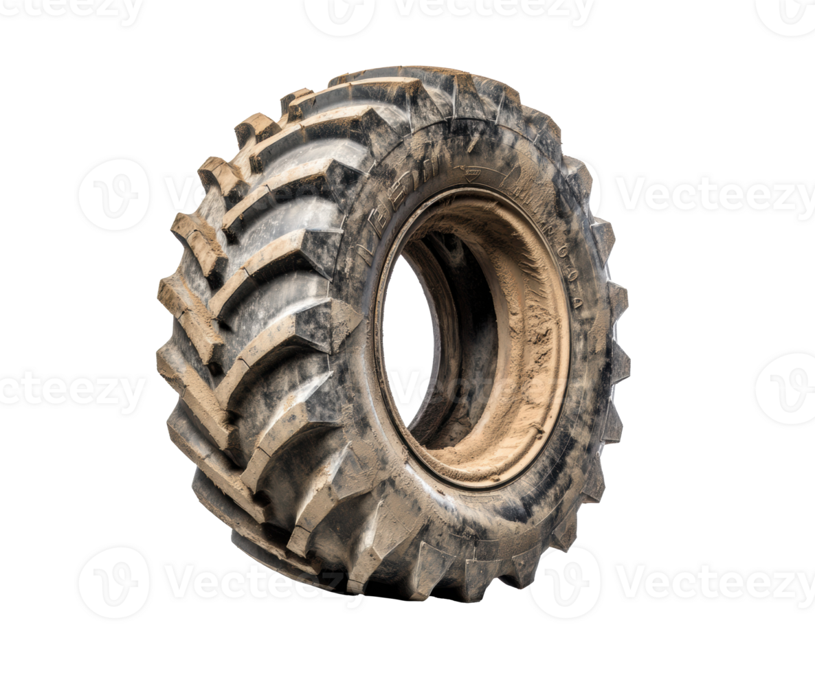 Heavy duty tire for construction and agricultural machinery use png