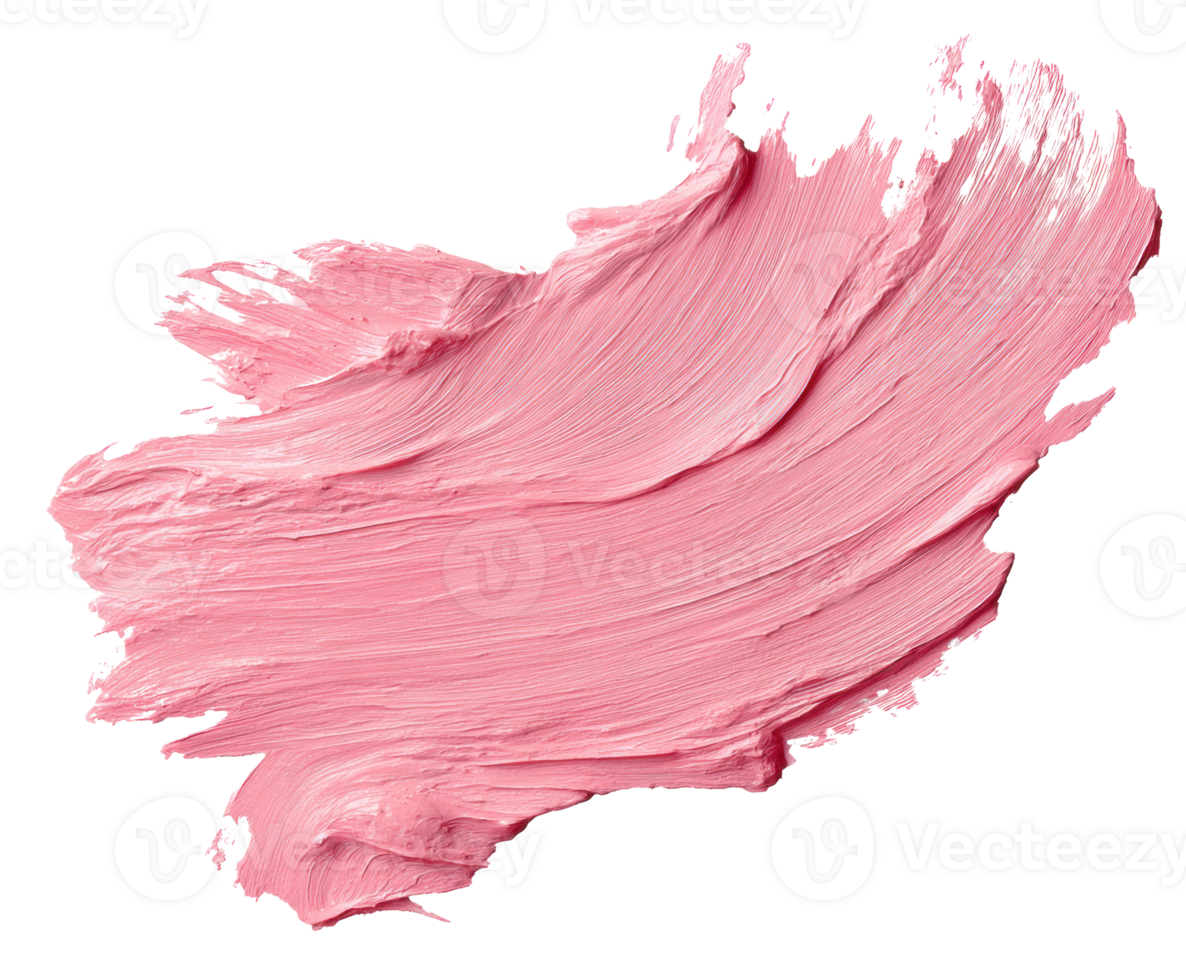 Elegant pink paint stroke texture for creative design projects png