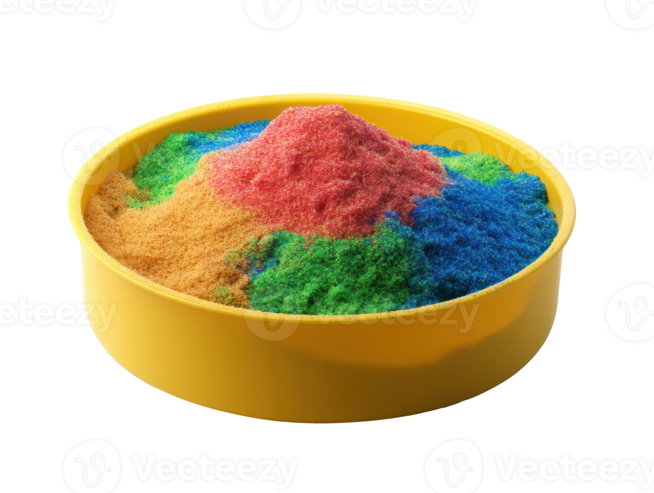 Colorful sand for creative activities and art projects png