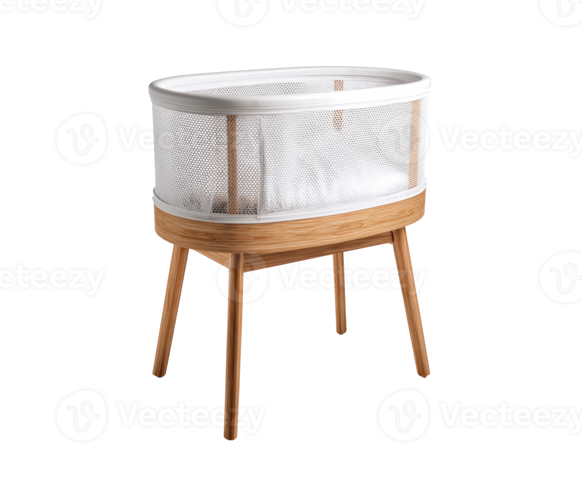 Modern baby bassinet for comfortable newborn sleeping png