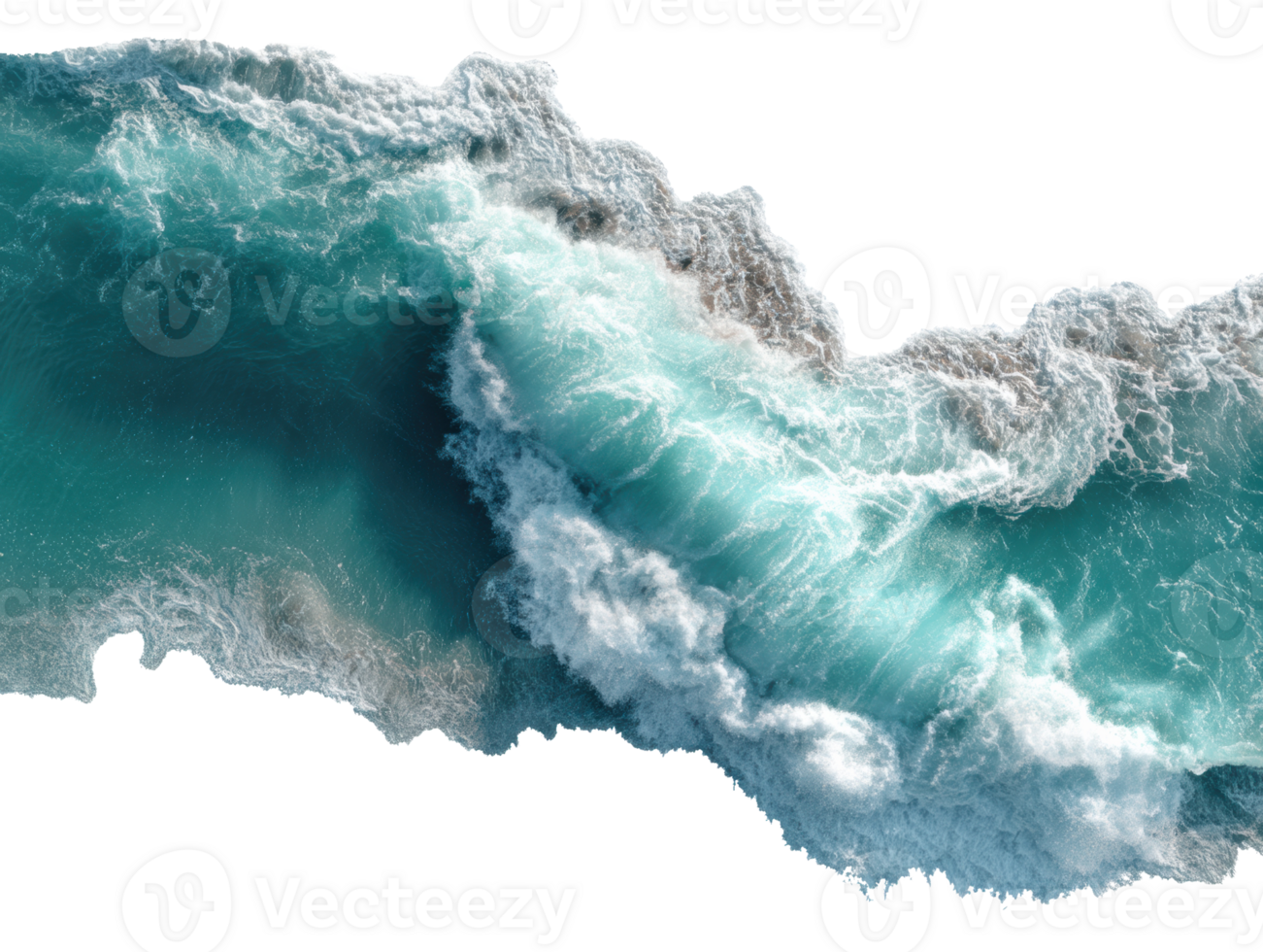 Turquoise ocean waves crashing on sandy shore during daylight png