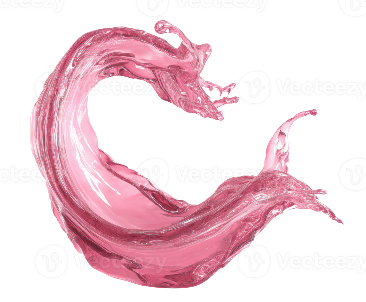 Beautiful pink splash for creative design and decoration png