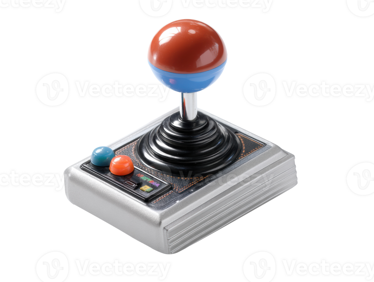 Classic arcade joystick for retro gaming experience and design png