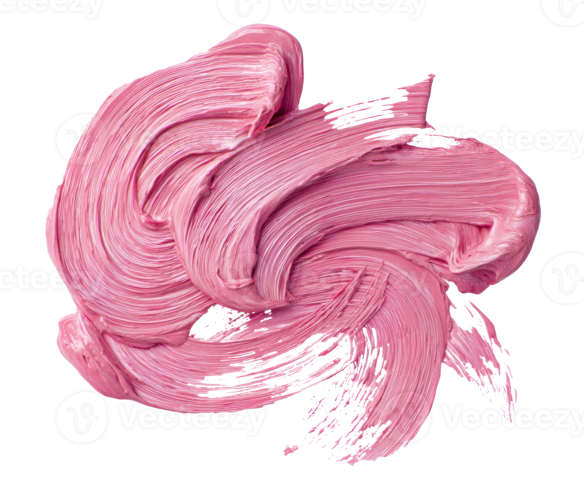 Vibrant pink paint swirl for artistic design and creativity png