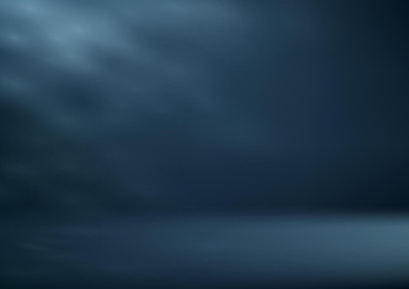 Empty Dark Blue studio room background with shadow leaves. Space for selling products on the website. illustration. vector