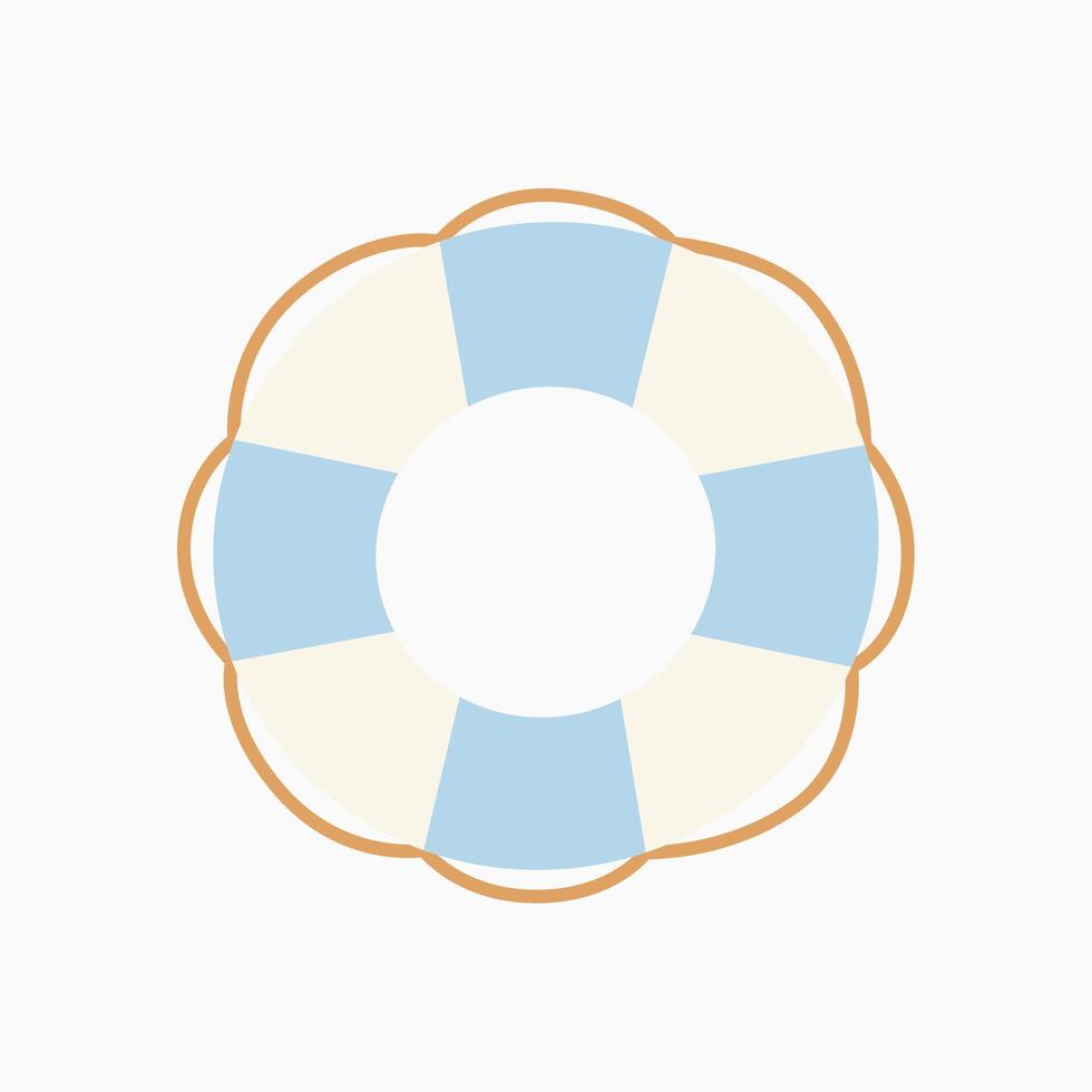 a lifebouy icon on a white background vector
