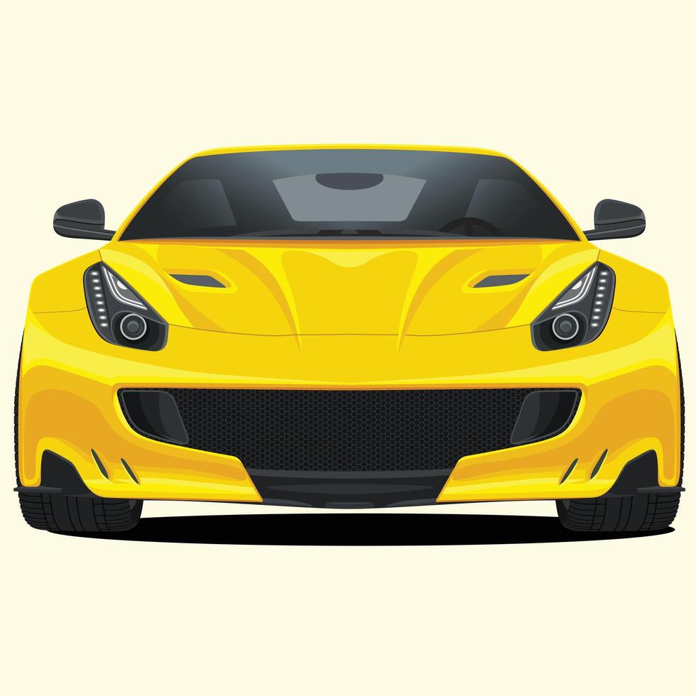 Color-Pop Car Illustrations vector
