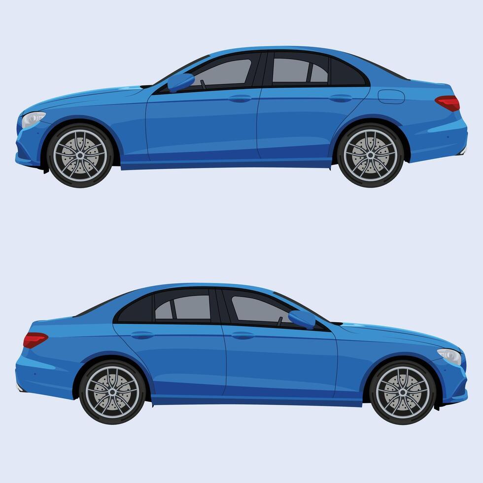 Realistic Car Illustration design for business vector