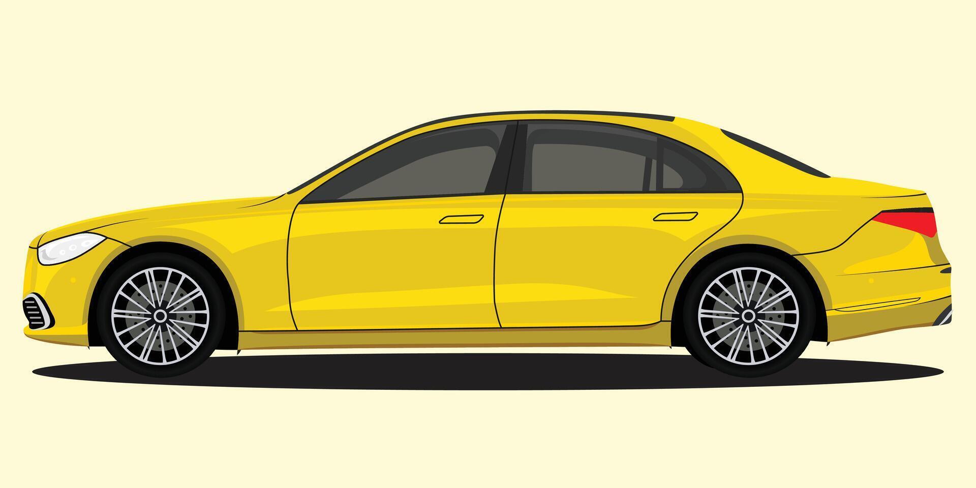 Realistic Car Illustration design vector