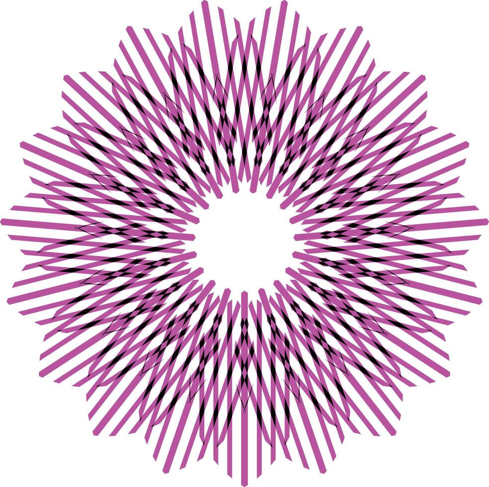 a purple and black star with a white background vector