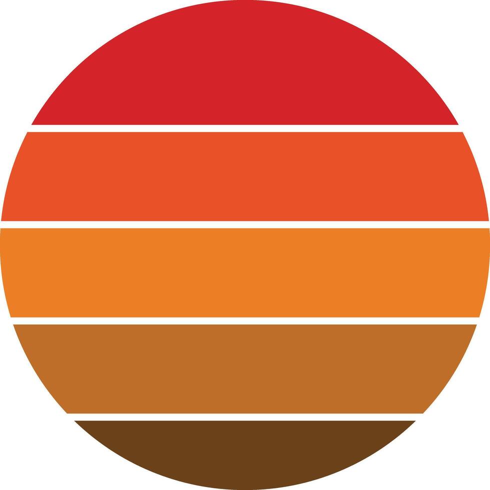 Sunset Art Background for Presentations vector