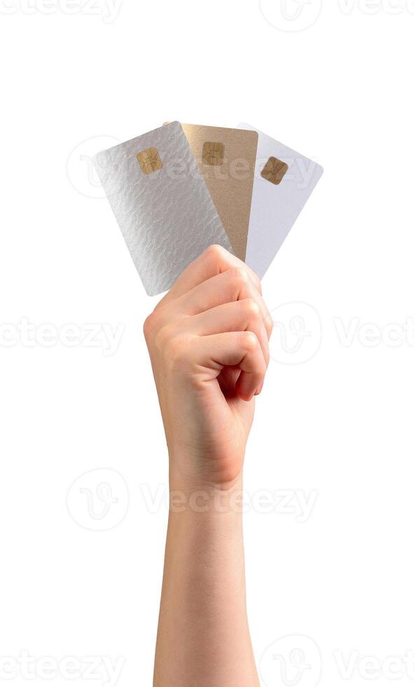 Hand holding a bank card for payment at a retail store, symbolizing finance, shopping, and digital photo