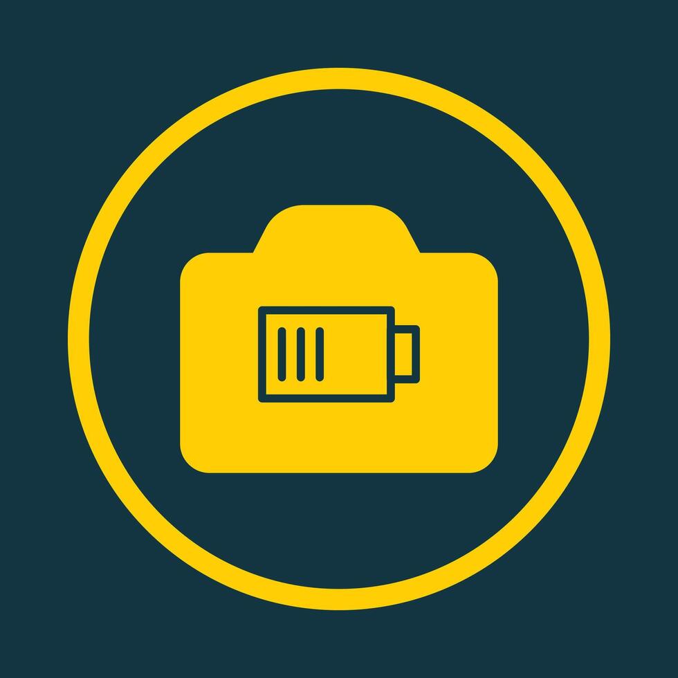 Camera Batteries trendy art design magnificent amazing design colorful useful illustration vector