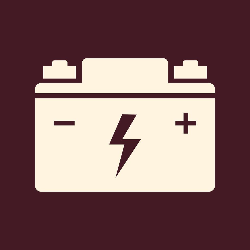 Car battery trendy art design superb amazing colorful useful illustration vector