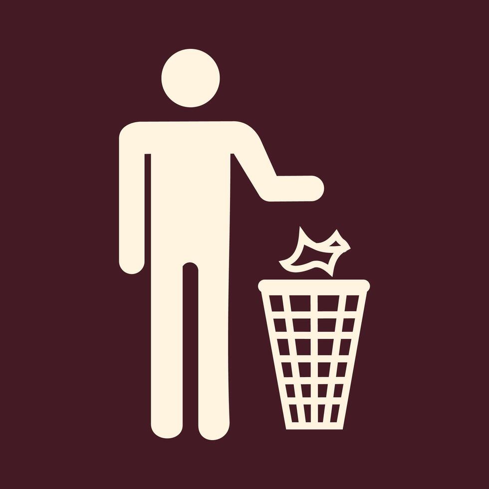 Trash trendy art design pleasant amazing colorful useful illustration vector