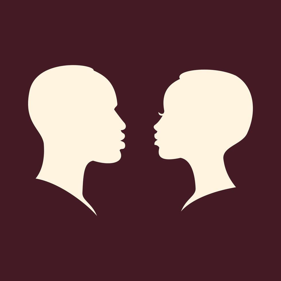 Man and Woman trendy art design pleasant amazing colorful useful illustration vector