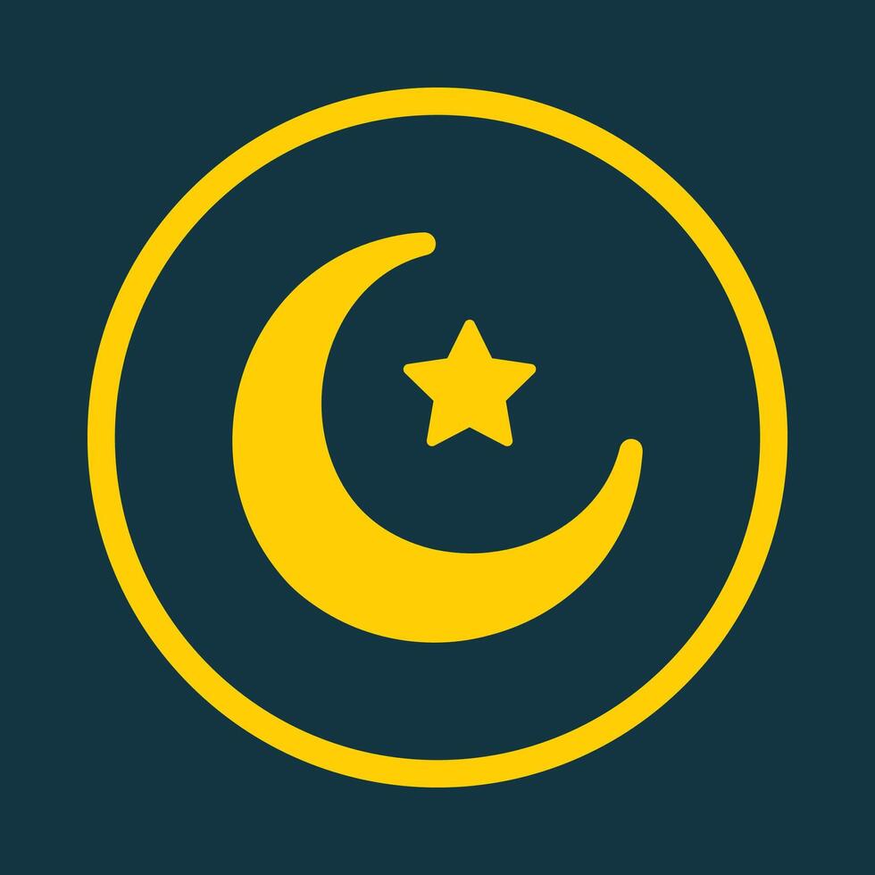 Moon star trendy art design likely amazing design colorful useful illustration vector