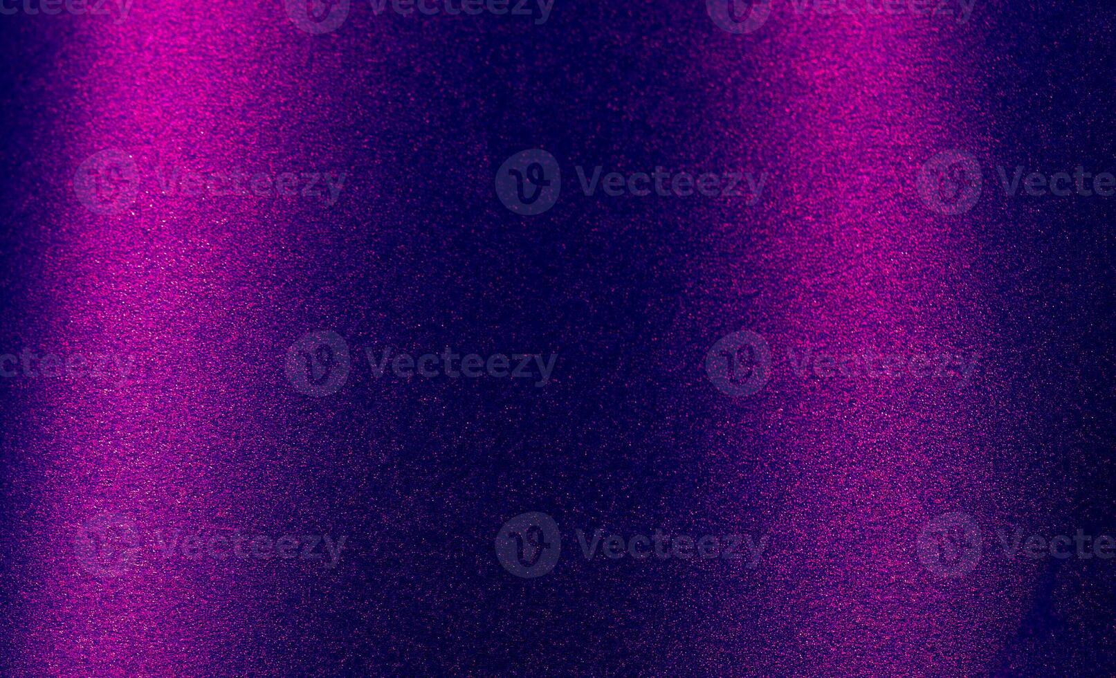Abstract background with gradient noise and grain effect. Black paper texture with glossy violet, photo