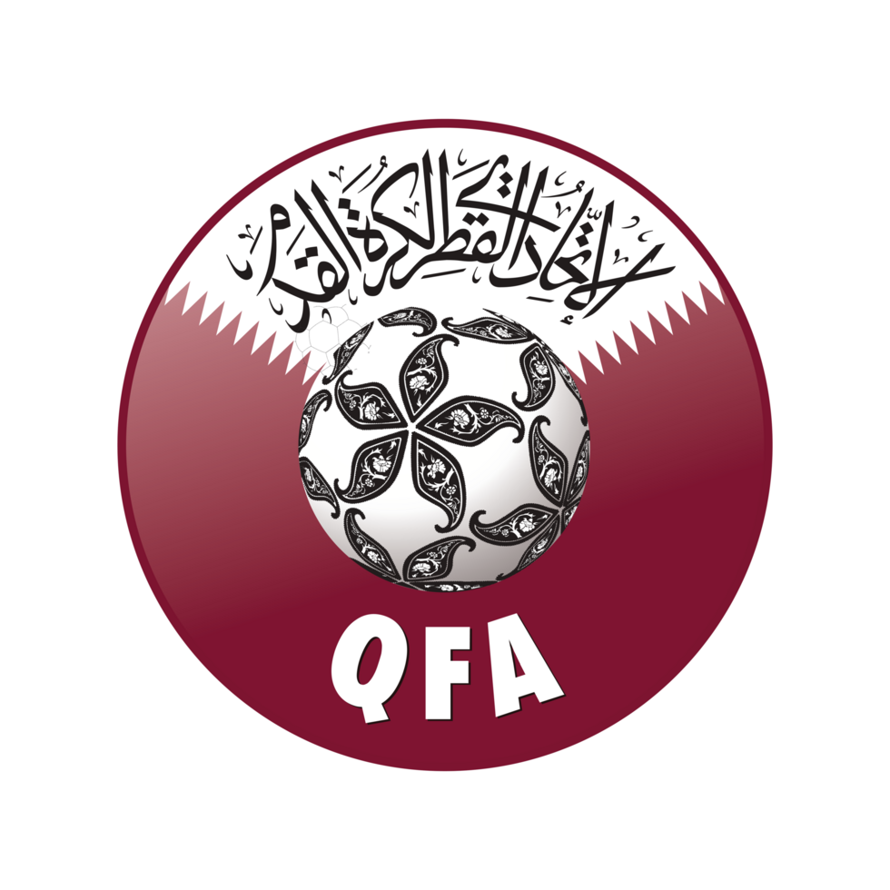 Qatar Football Association QFA Logo Transparent Background png