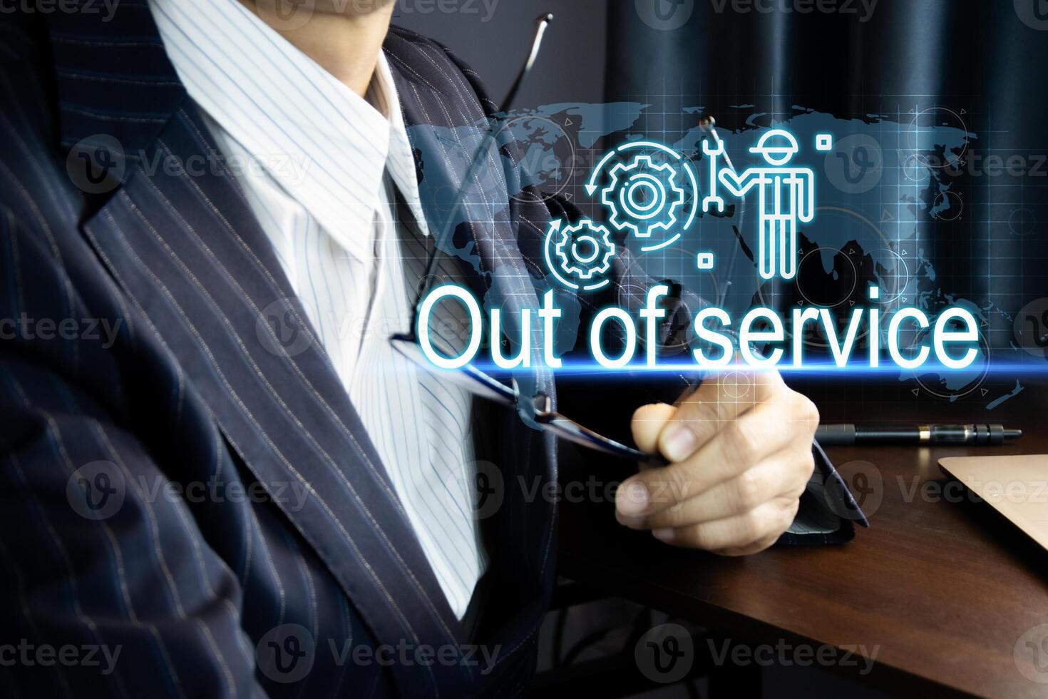 Out of Service Concept Temporary Out of Service photo