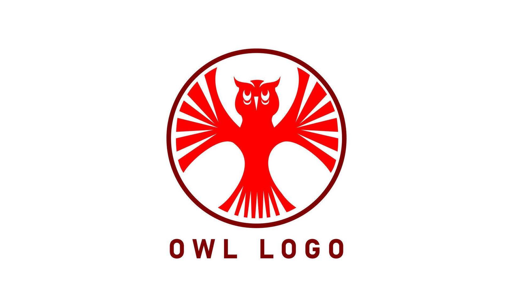 Owl Bird Creative Design Logo Template vector