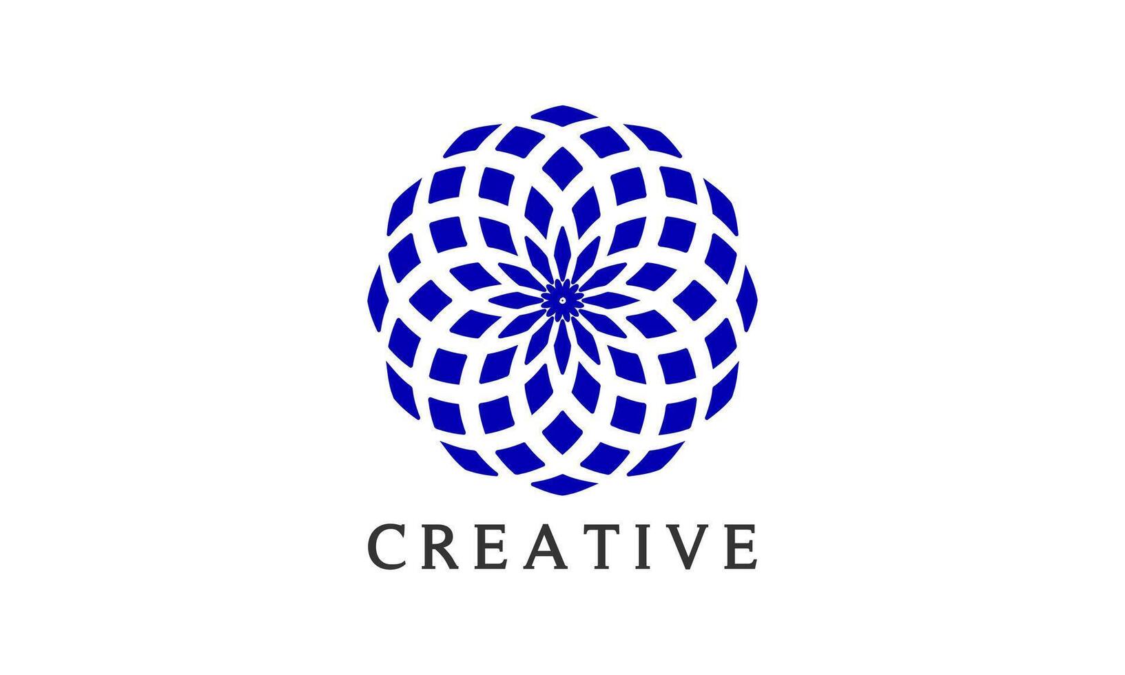 Unique Abstract Design Logo Template vector