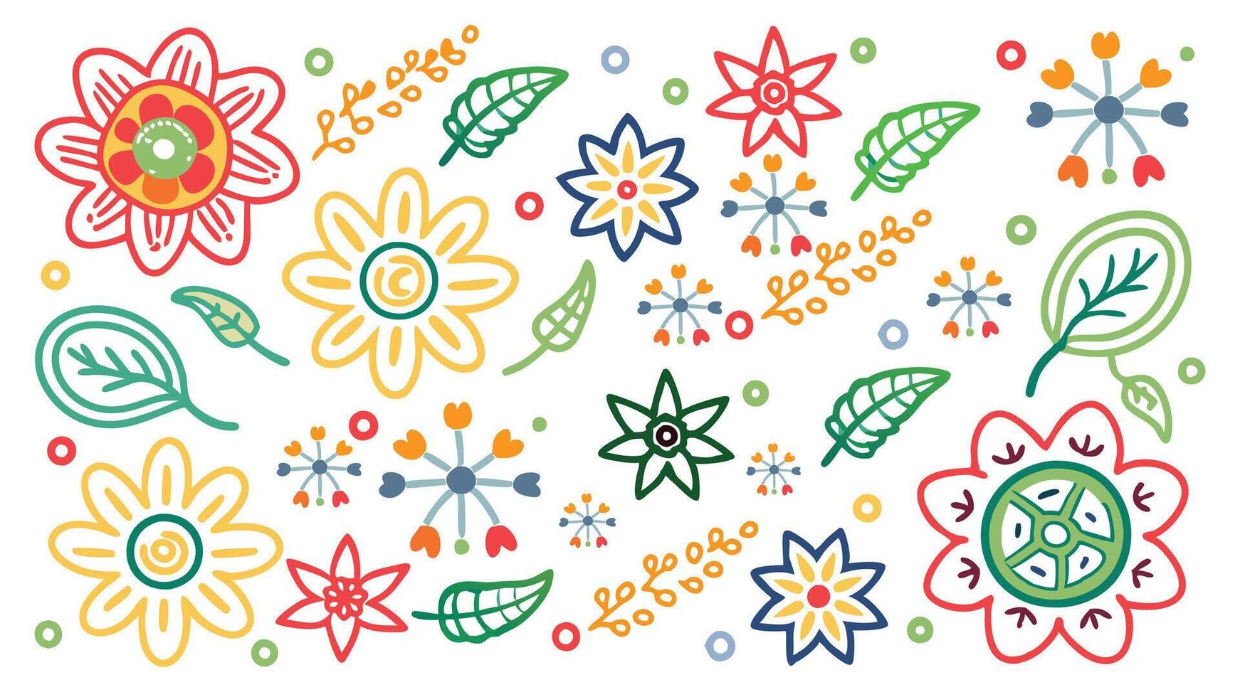 Seamless wallpaper pattern of flowers, roses colorful flower design is shown on white background vector