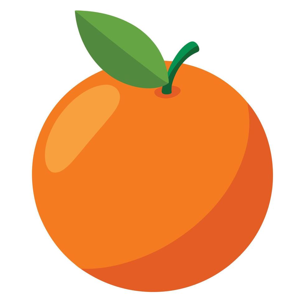 orange fruit icon vectorillustration vector