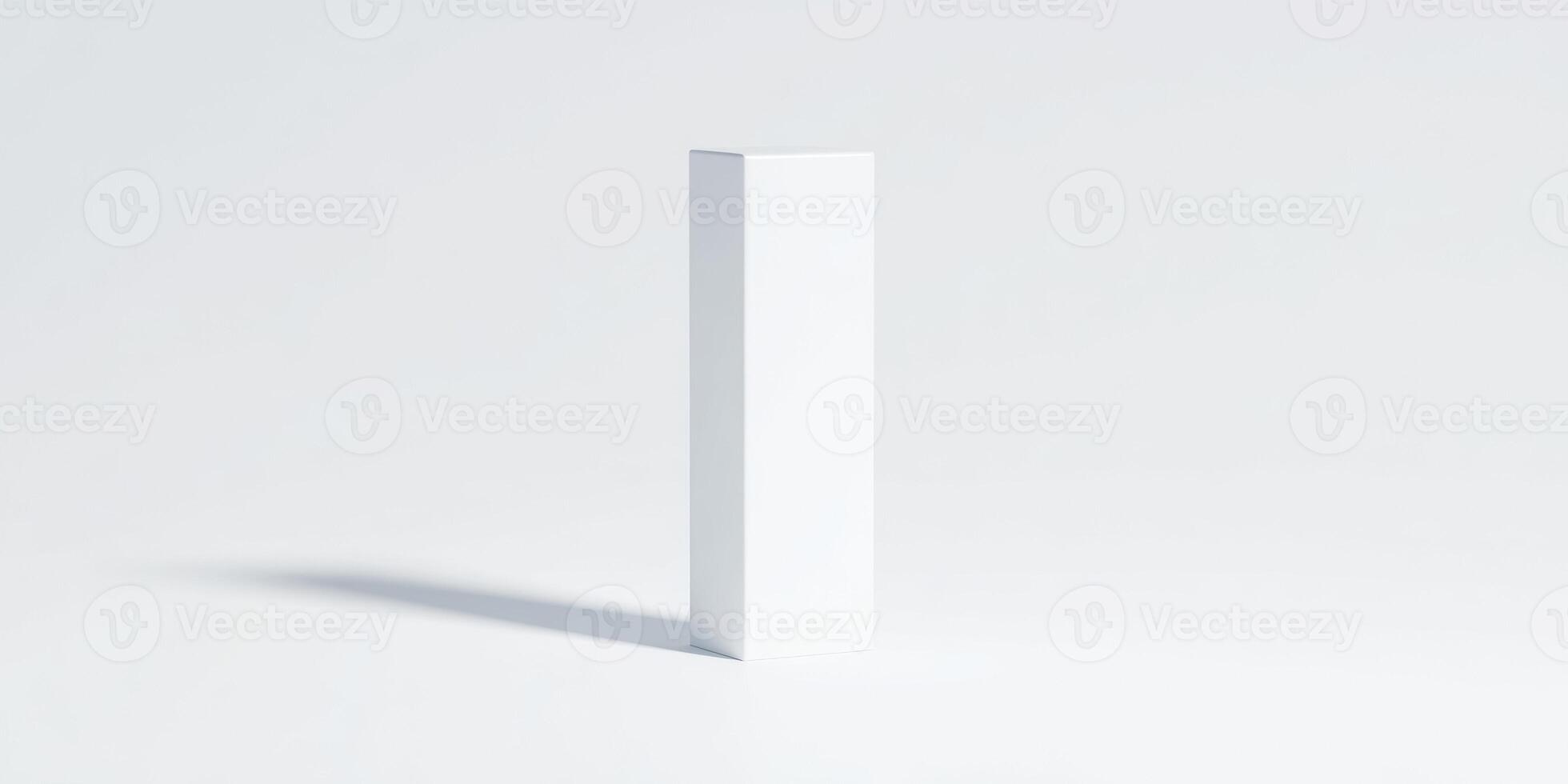 Minimalist sunscreen packaging design in high fidelity for product branding photo