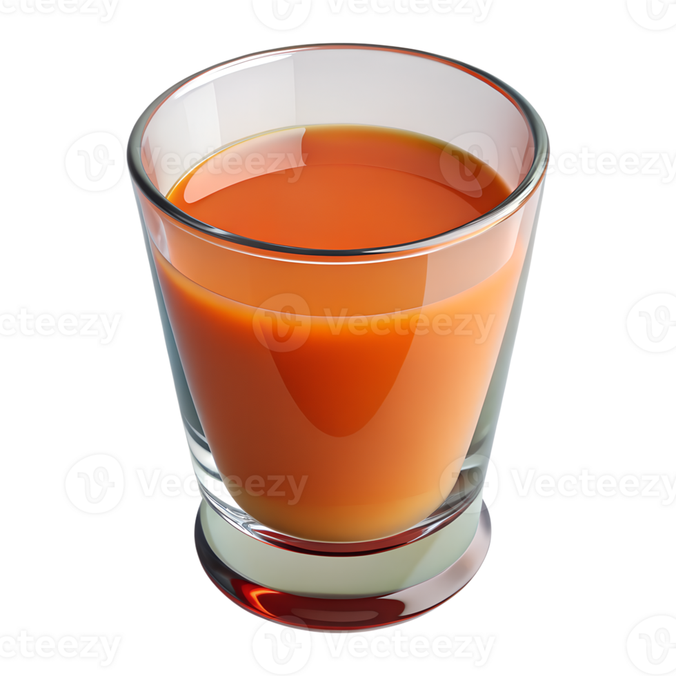 3D Glass with Juice png