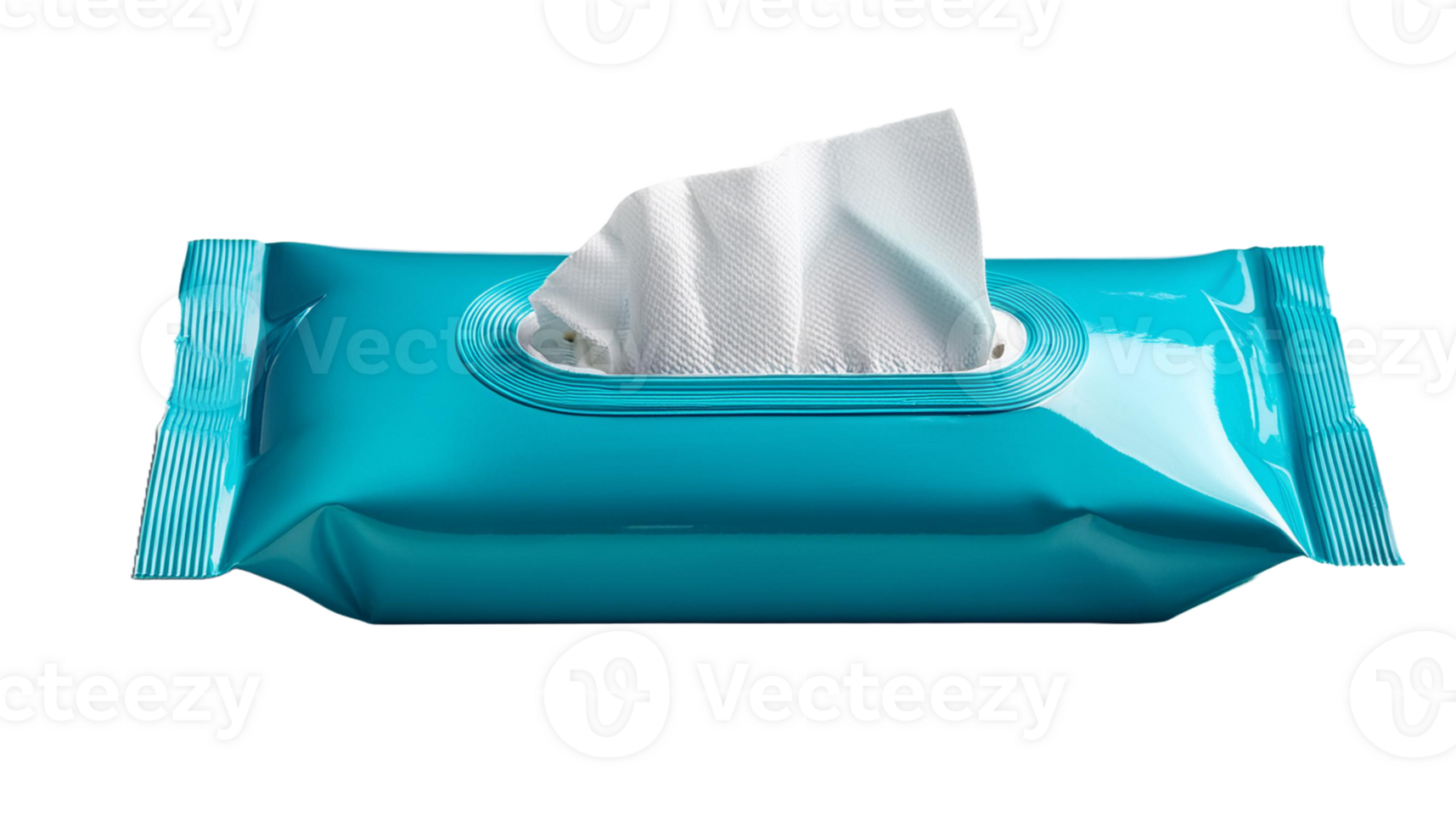 A blue box with a tissue inside png