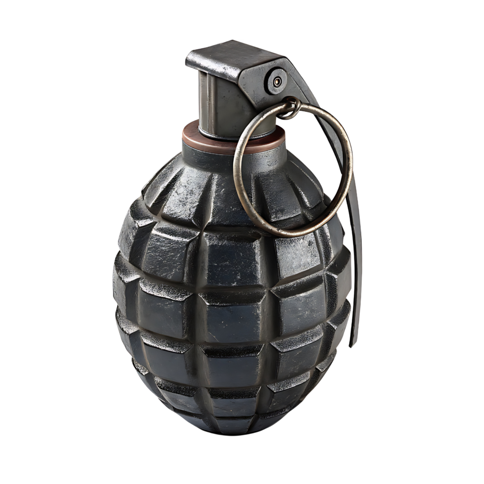 Black hand grenade TR png