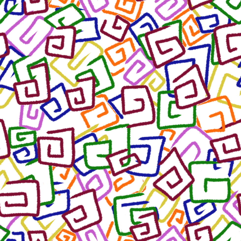 abstract pattern colorful square png