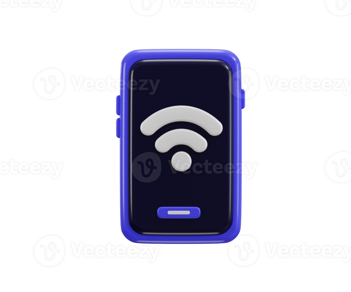 Wireless signal phone icon png