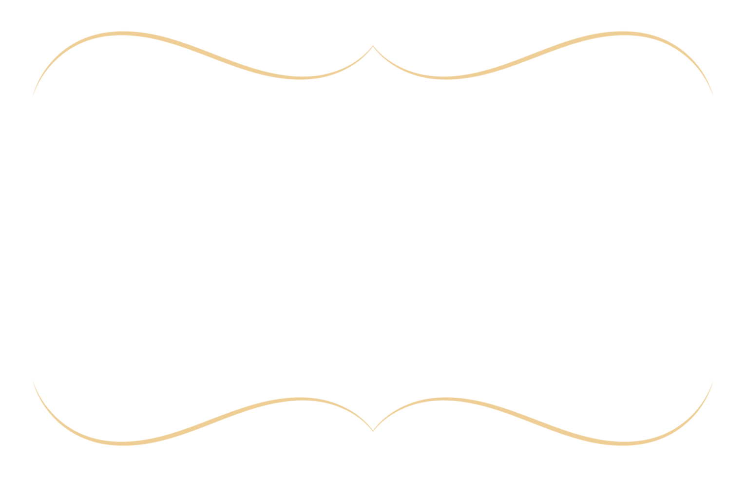 Simple frame, gold vintage frame, thin vintage lines, transparent background png